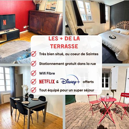 La Terrasse - Parking Gratuit - Fibre - Rdc - Centre Ville แซ็งต์ ภายนอก รูปภาพ